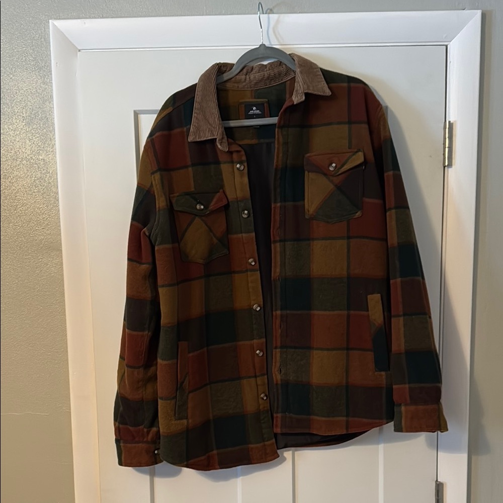 Plaid Men's Jacket - Multicolor